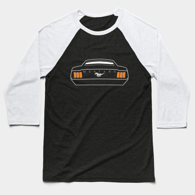 Classic Mustang Baseball T-Shirt by Iriad
